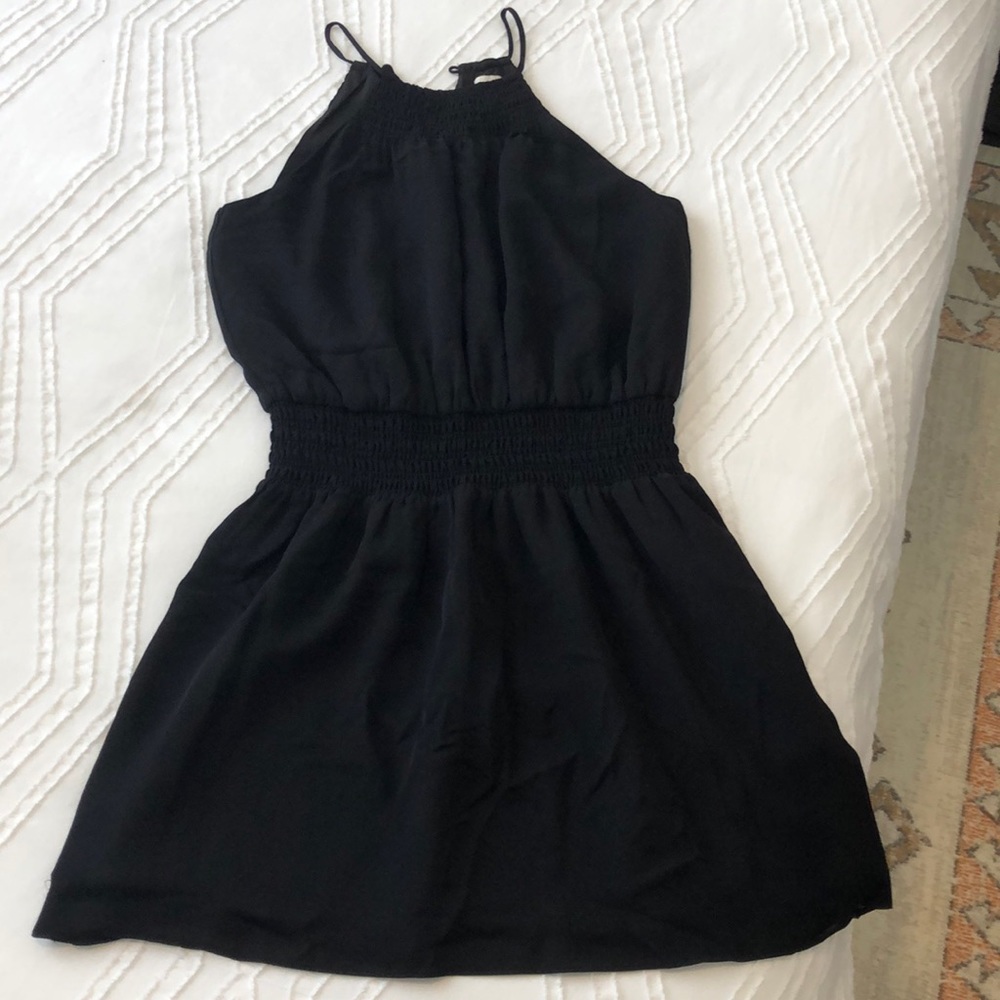 Joie silk black dress